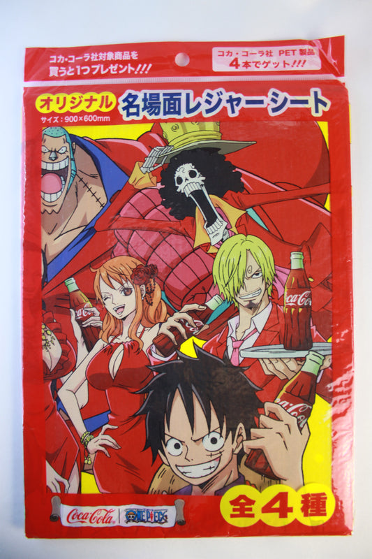 Packaged product with anime-style illustration on a red background